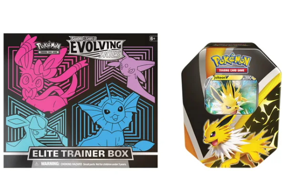 Evovlving Skies Elite Trainer Box Bundle