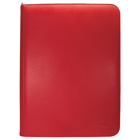 Ultra Pro - 9 Pocket Vivid Zip Pro Binder - Red