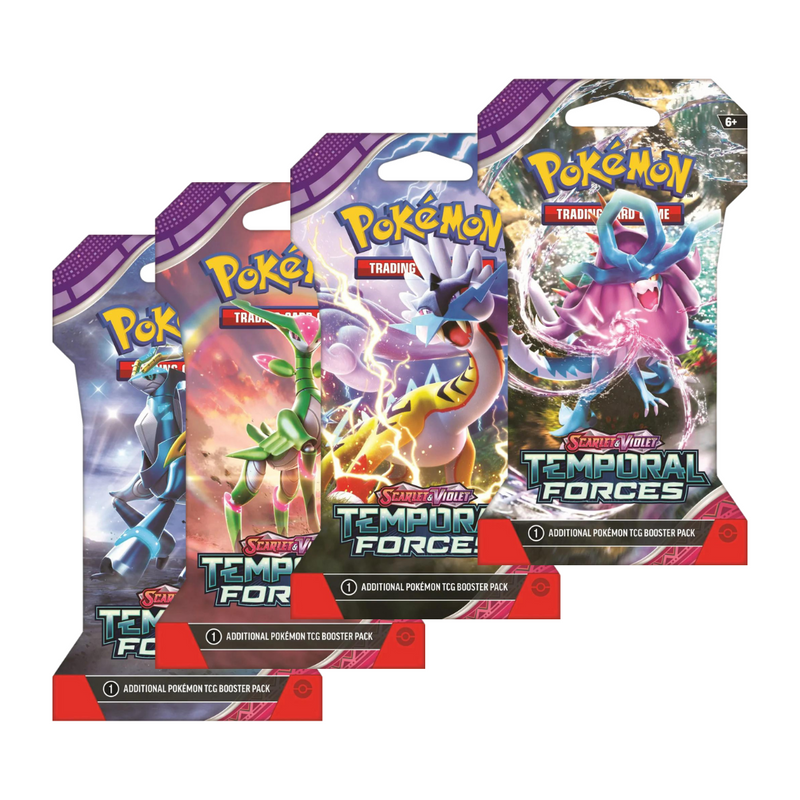 Scarlet & Violet: Temporal Forces - Sleeved Pack - Comfy Hobbies