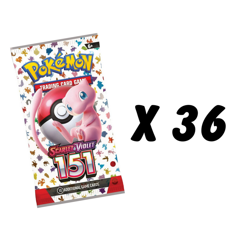 Comfy Hobbies Scarlet & Violet 151: Booster Packs * 36 Comfy Hobbies Scarlet & Violet 151: Booster Packs * 36