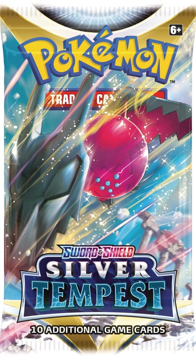silver tempest 6 pack booster box Comfy Hobbies Sword & Shield: Silver Tempest