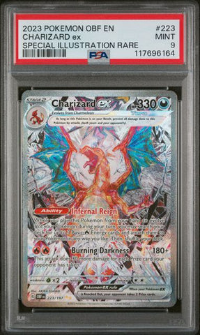 Charizard ex - OBSIDIAN FLAMES - PSA 9