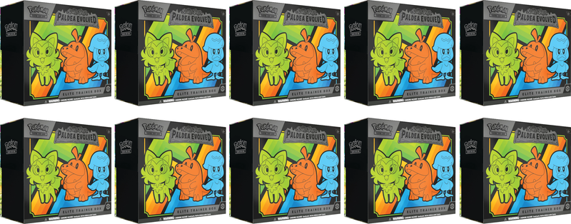 Scarlet & Violet: Paldea Evolved - Elite Trainer Box Case