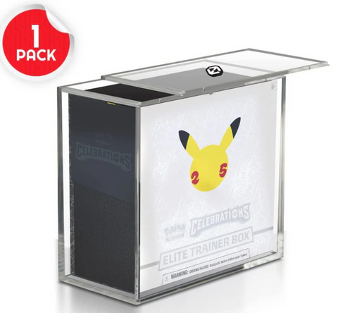 Pokemon Elite Trianer Box Acrylic Protector with Sliding Lid Anti-UV