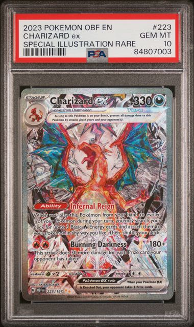 Charizard ex - OBSIDIAN FLAMES - PSA 10