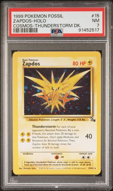 Zapdos - Thunderstorm Deck - PSA 7