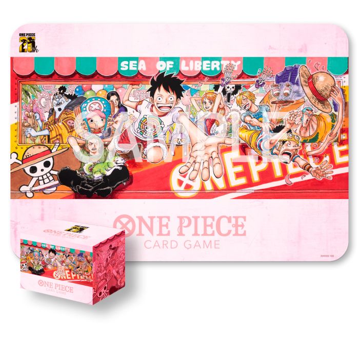 One Piece Card Game - Playmat and Card Case Set 25th Edition - Comfy Hobbies