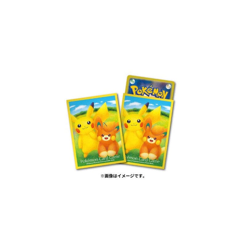 Card Sleeve - Japan-exclusive - Pikachu & Pawmi (Pack of 64)