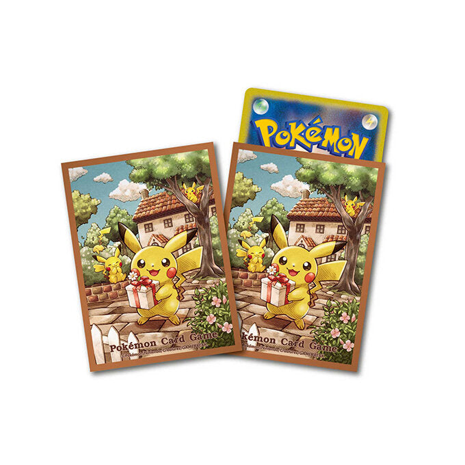 Card Sleeve - Japan-exclusive - Pikachu Gift (Pack of 64) - Comfy Hobbies