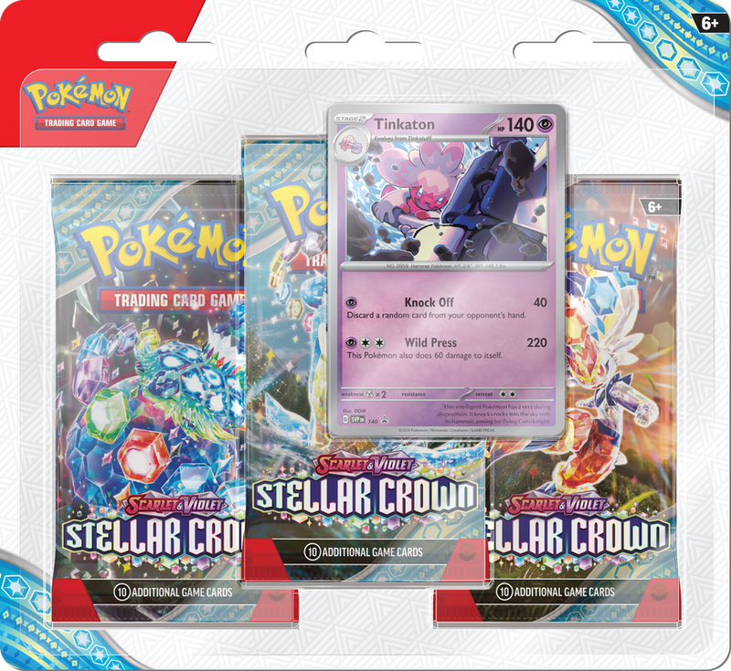 Pokemon - Stellar Crown - 3 Pack Blister