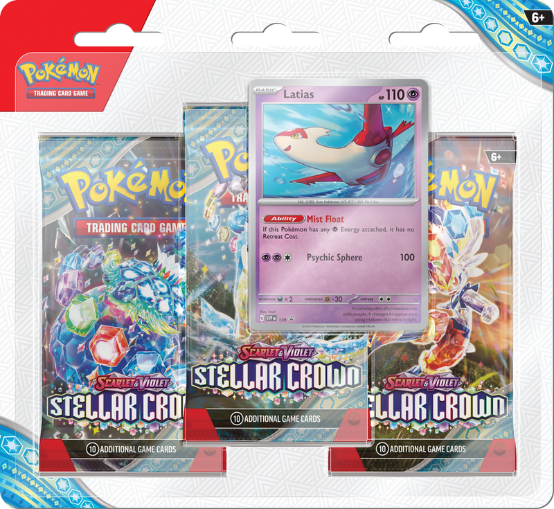 Pokemon - Stellar Crown - 3 Pack Blister