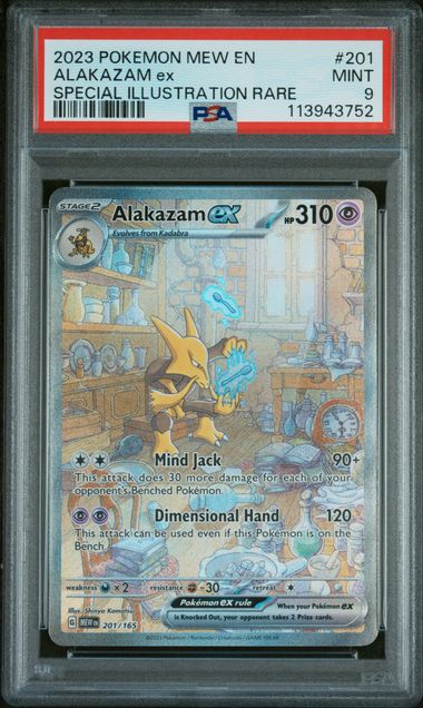 Alakazam ex - 151 - PSA 9