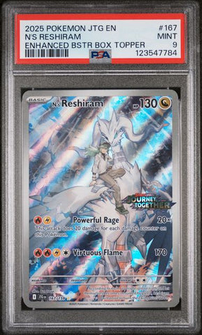 N's Reshiram - JOURNEY TOGETHER - PSA 9