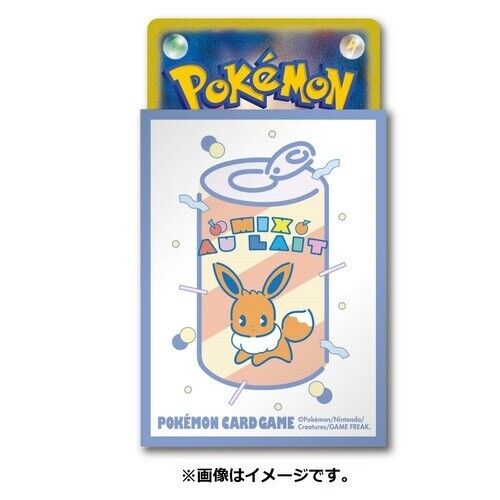 Card Sleeve - Japan-exclusive - MIX AU LAIT Eevee (Pack of 64) - Comfy Hobbies
