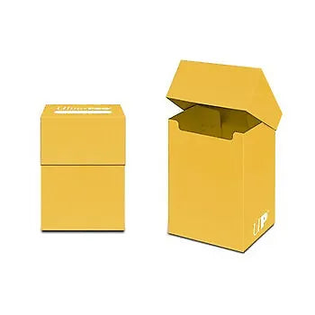 Ultra PRO: 80+ Deck Box - Yellow - Comfy Hobbies