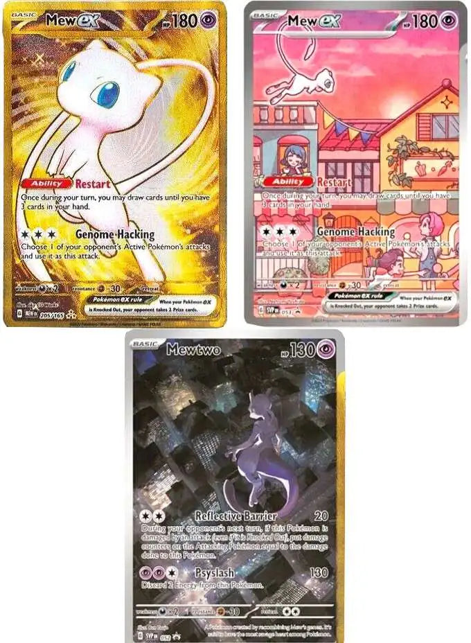 Mew ex and Mewtwo Promos from "151" Ultra-Premium Collection" - Comfy Hobbies