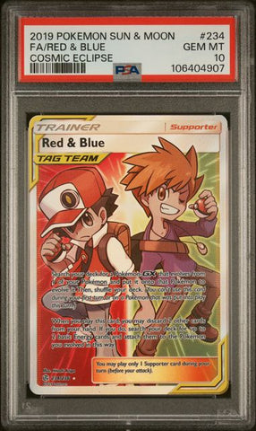 Red & Blue - COSMIC ECLIPSE - PSA 10