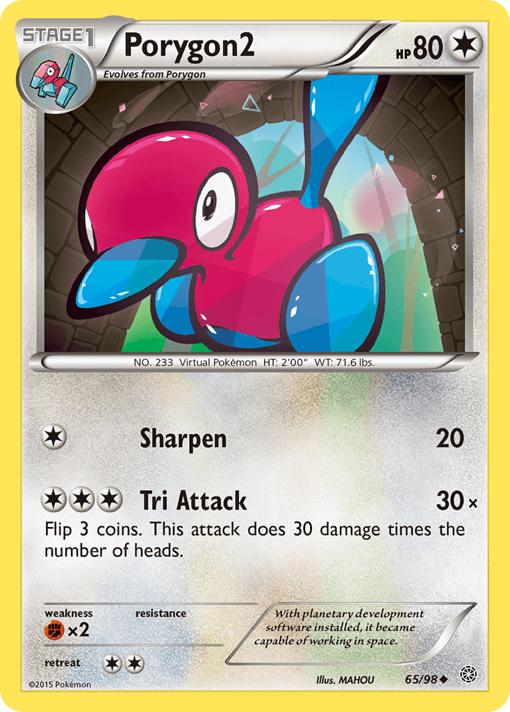 Porygon2 (65/98) [XY: Ancient Origins] - Comfy Hobbies