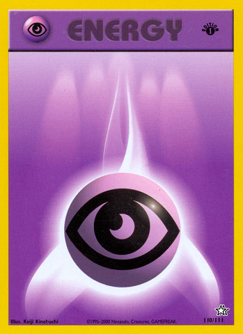 Psychic Energy (110/111) [Neo Genesis 1st Edition] - Comfy Hobbies