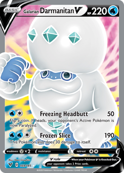 Galarian Darmanitan V (169/185) [Sword & Shield: Vivid Voltage] - Comfy Hobbies
