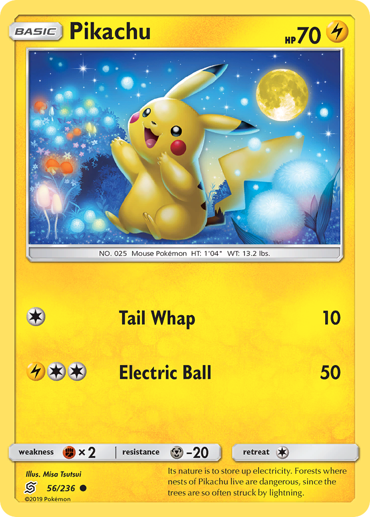 Pikachu (56/236) [Sun & Moon: Unified Minds] - Comfy Hobbies