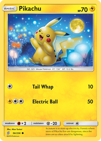 Pikachu (56/236) [Sun & Moon: Unified Minds] - Comfy Hobbies