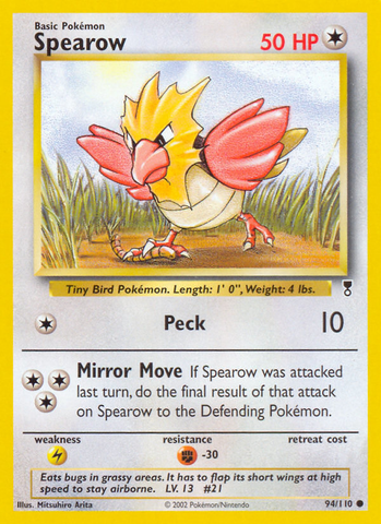 Spearow (94/110) [Legendary Collection] - Comfy Hobbies