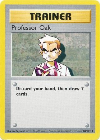 Professor Oak (88/102) [Base Set Shadowless Unlimited] - Comfy Hobbies