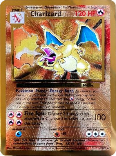 Charizard (4/102) (Celebrations Metal Card) [Celebrations: 25th Anniversary] - Comfy Hobbies