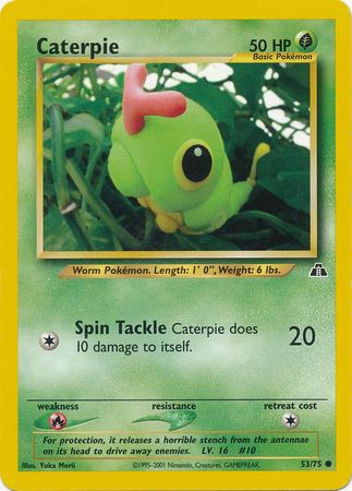 Caterpie (53/75) [Neo Discovery Unlimited] - Comfy Hobbies