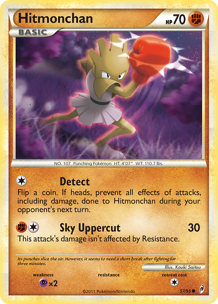 Hitmonchan (57/95) [HeartGold & SoulSilver: Call of Legends] - Comfy Hobbies