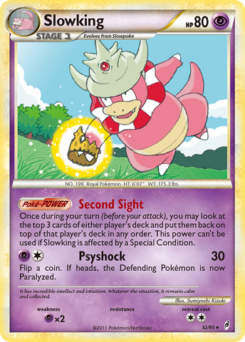 Slowking (32/95) [HeartGold & SoulSilver: Call of Legends] - Comfy Hobbies