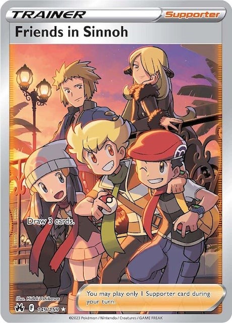 Friends in Sinnoh (149/159) (Full Art) [Sword & Shield: Crown Zenith] - Comfy Hobbies