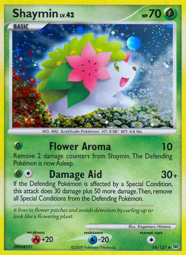 Shaymin (14/127) [Platinum: Base Set] - Comfy Hobbies
