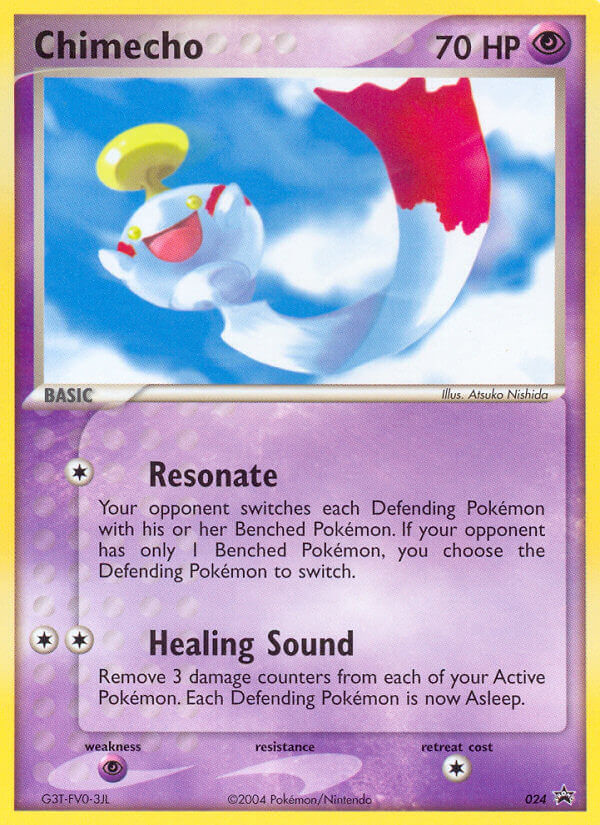 Chimecho (024) [Nintendo: Black Star Promos] - Comfy Hobbies
