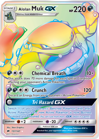 Alolan Muk GX (157/147) [Sun & Moon: Burning Shadows] - Comfy Hobbies