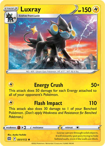 Luxray (051/172) [Sword & Shield: Brilliant Stars] - Comfy Hobbies