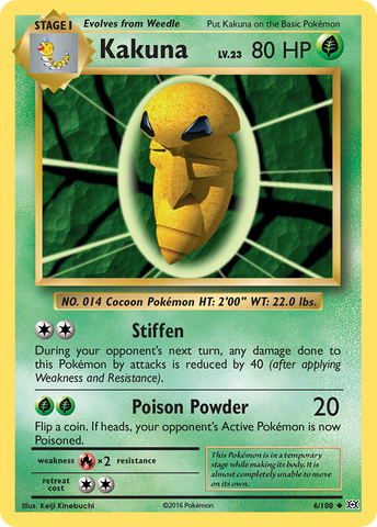 Kakuna (6/108) [XY: Evolutions] - Comfy Hobbies