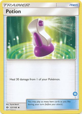 Potion (127/149) (Deck Exclusive #15) [Sun & Moon: Trainer Kit - Alolan Ninetales] - Comfy Hobbies