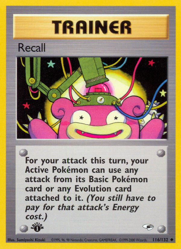 Recall (116/132) [Gym Heroes 1st Edition] - Comfy Hobbies