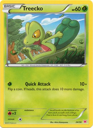 Treecko (24/30) [XY: Trainer Kit 2 - Latias] - Comfy Hobbies