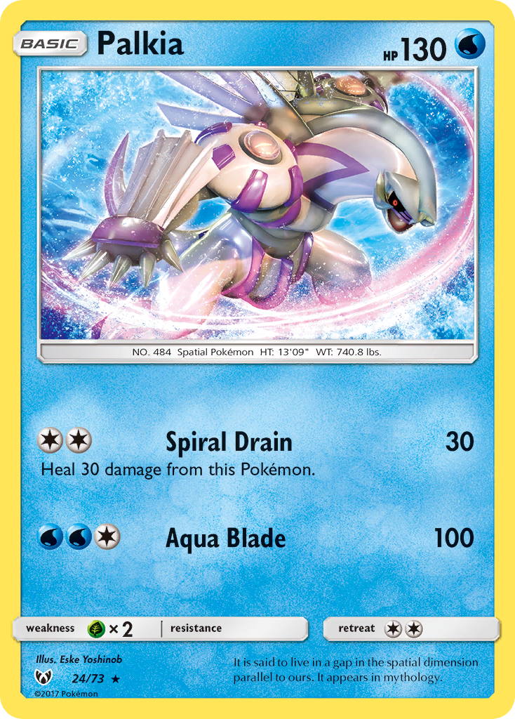Palkia (24/73) [Sun & Moon: Shining Legends] - Comfy Hobbies
