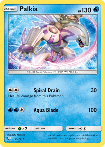 Palkia (24/73) [Sun & Moon: Shining Legends] - Comfy Hobbies