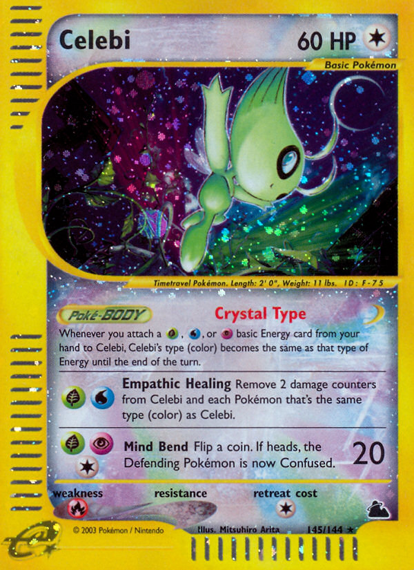 Celebi (145/144) [Skyridge] - Comfy Hobbies
