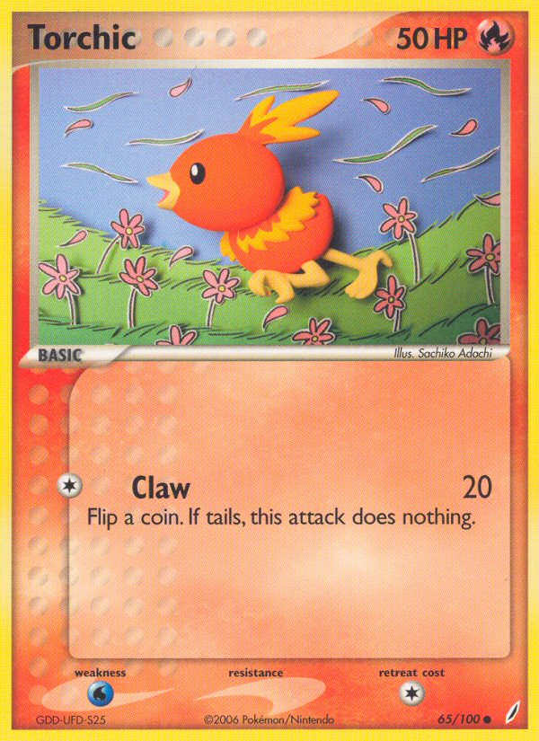 Torchic (65/100) [EX: Crystal Guardians] - Comfy Hobbies