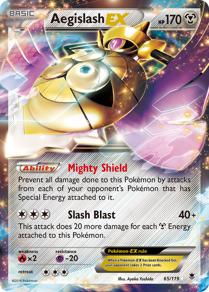 Aegislash EX (65/119) [XY: Phantom Forces] - Comfy Hobbies