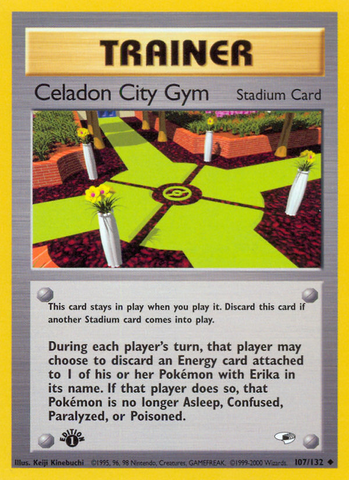 Celadon City Gym (107/132) [Gym Heroes 1st Edition] - Comfy Hobbies