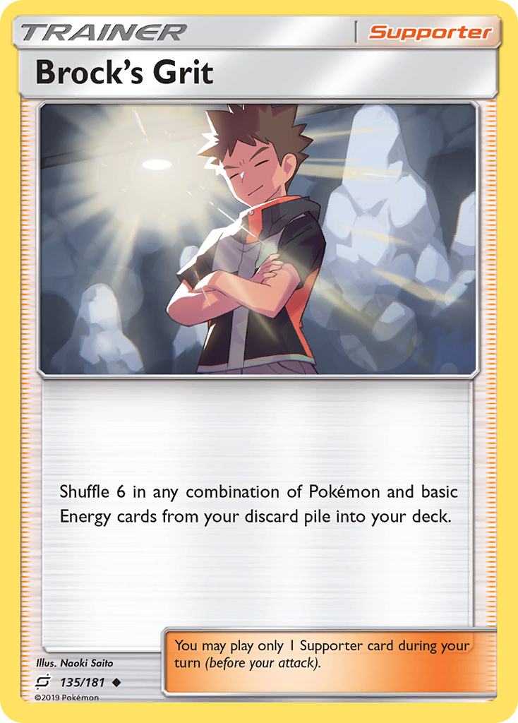 Brock's Grit (135/181) [Sun & Moon: Team Up] - Comfy Hobbies