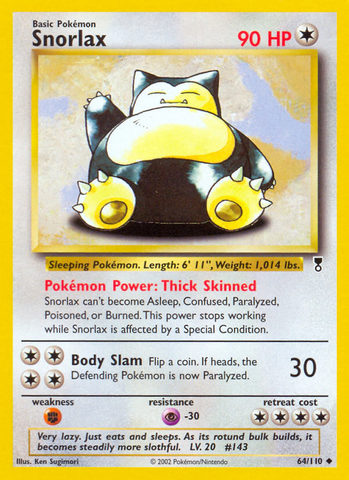 Snorlax (64/110) [Legendary Collection] - Comfy Hobbies