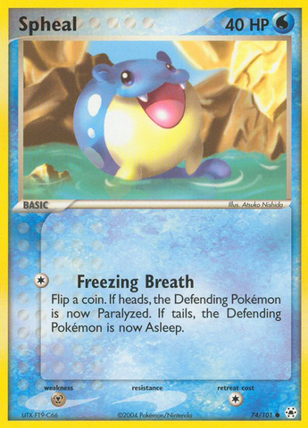 Spheal (74/101) [EX: Hidden Legends] - Comfy Hobbies